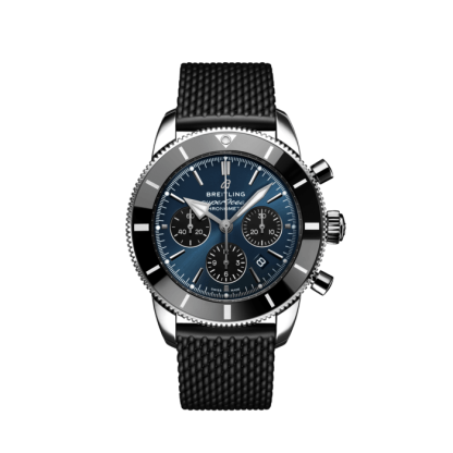 replica breitling Superocean Heritage B01 Chronograph 44 Stainless steel Blue AB0162121C1S1